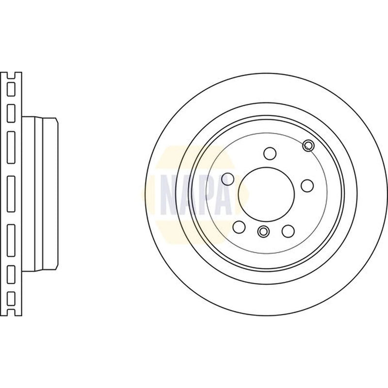 NAPA Front & Rear Brake Discs & Pads fits Land Rover Range Rover 2005-2012 4.2