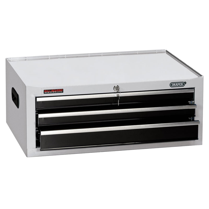 Draper Intermediate Tool Chest, 3 Drawer, 26", White 35741 Draper - Dynamic Drive