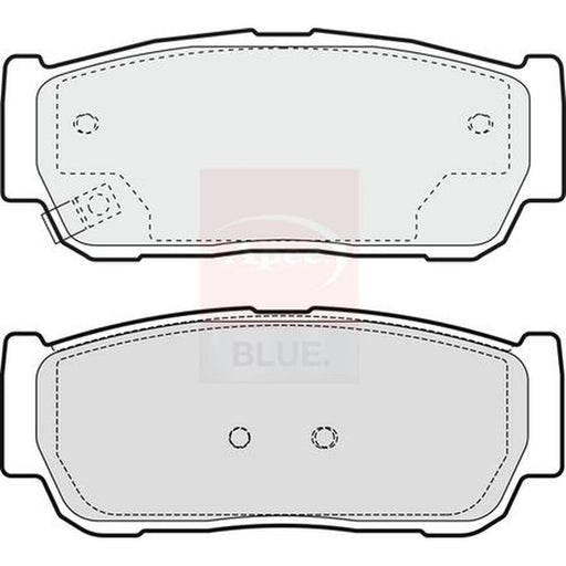 Apec Rear Brake Pad Set PD4264