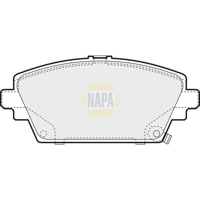 NAPA Front & Rear Pads fits Nissan Primera 2003-2006 2.2