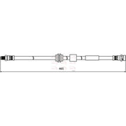 Apec Brake Hydraulic Hose Line Front fits Ford Kuga I 2008-2012 2.0 2.5