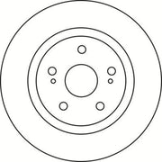 Abtex Brake Discs fits Suzuki Grand Vitara II 2005-2015 1.6 1.9 2.0 2.4 2.7 3.2