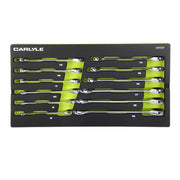 Carlyle Tools 12 Pc Metric 12 Pt 180P Ratcheting Combination Wrench Set - image 1