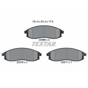 Textar Front Brake Pad Set 2308601