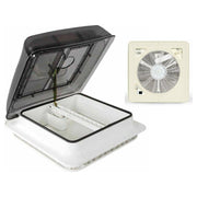 Fiamma Turbo Roof Vent Standard Crystal Motorised Fan 400x400 Motorhome Caravan Fiamma  - Dynamic Drive