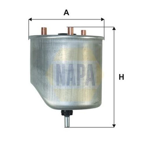 NAPA Fuel Filter Element fits Citroën Berlingo / Berlingo First 2009-2010 1.6