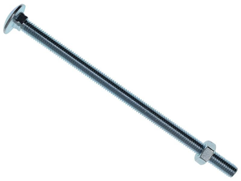 METALMATE Cup Square Hex Bolt & Nut ZP M8 x 150mm Box 10 METALMATE� - Town Tools