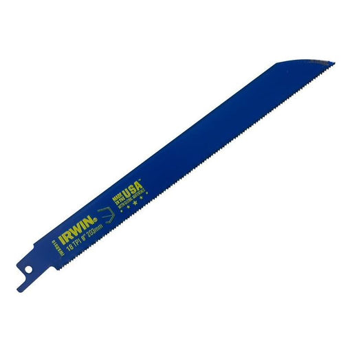 Irwin® 818R Sabre Saw Blade Metal Cutting 200mm 18 TPI Pack of 5 IRWIN® - Dynamic Drive