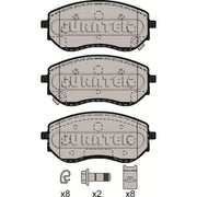 Juratek Front Brake Pad Set fits Mercedes-Benz X-Class 2017-2020