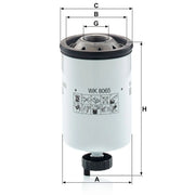 MANN-FILTER Fuel Filter Element fits Landini Technofarm 2009 on