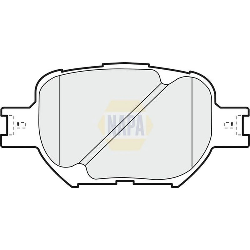 NAPA Front Brake Pad Set fits Toyota Celica 1999-2005 1.8