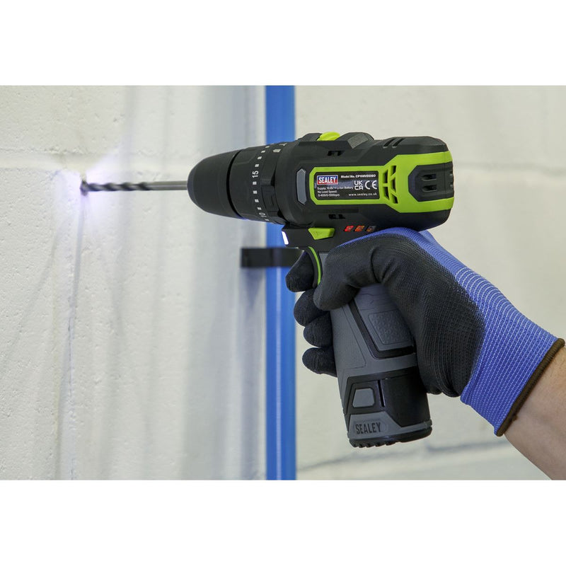 Sealey Cordless Combi Drill10mm 10.8V SV10.8 Series Body Only CP108VDD Sealey - Dynamic Drive