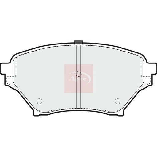 Apec Front Brake Pad Set PAD1247