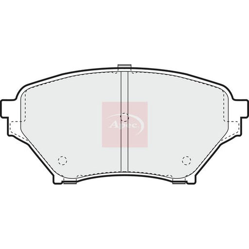 Apec Front Brake Pad Set fits Mazda MX-5 1998-2005 1.8