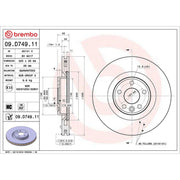 Brembo 2 x Front Brake Discs 09.D749.11-x2