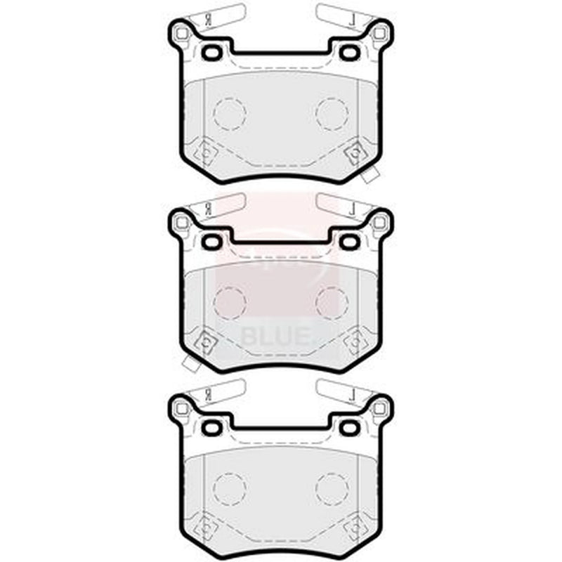 Apec Rear Brake Pad Set PD3922
