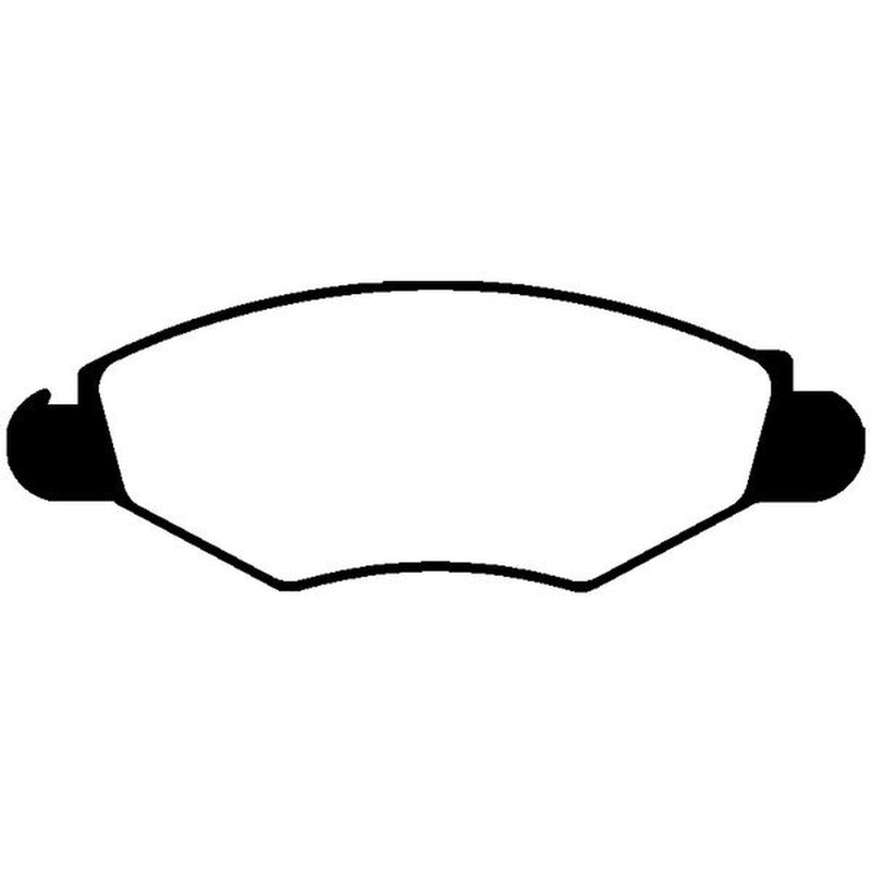 Abtex Front Brake Pad Set fits Peugeot 206 1998-2012 1.1 1.4 1.6 1.9