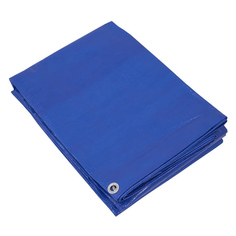 Sealey Tarpaulin 6.10x12.19m Blue TARP6012