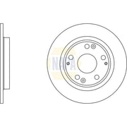 NAPA Rear Brake Solid Discs & Pads fits Honda Cr-Z 2010-2013 1.5