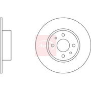 Apec Rear Brake Solid Discs & Pads fits Alfa Romeo 164 1987-1998 2.0