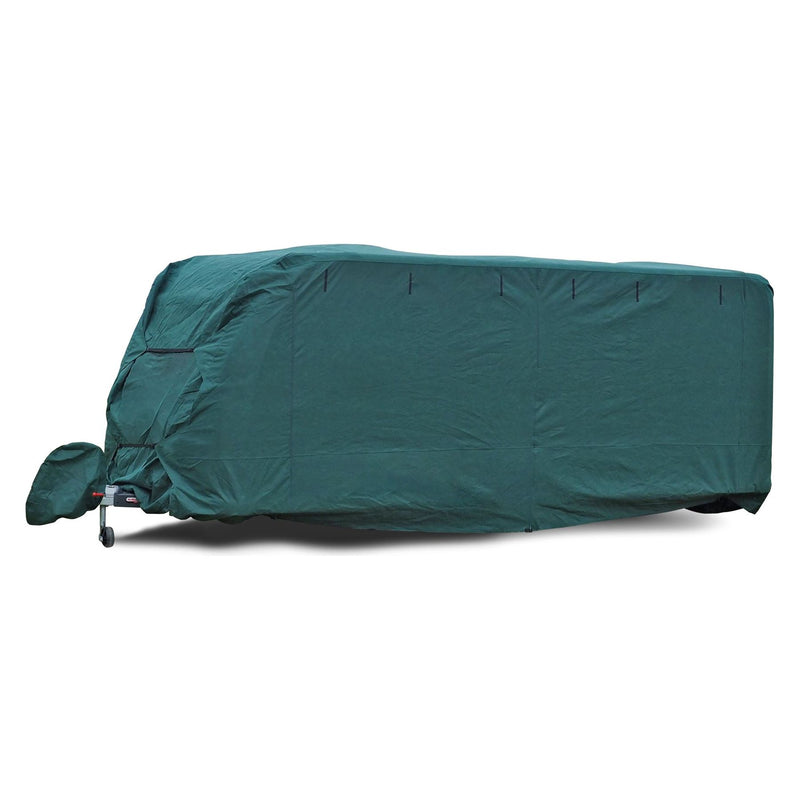 Caravan cover max (medium , 420 - 510 cm) green 4343G8 Quest - Dynamic Drive