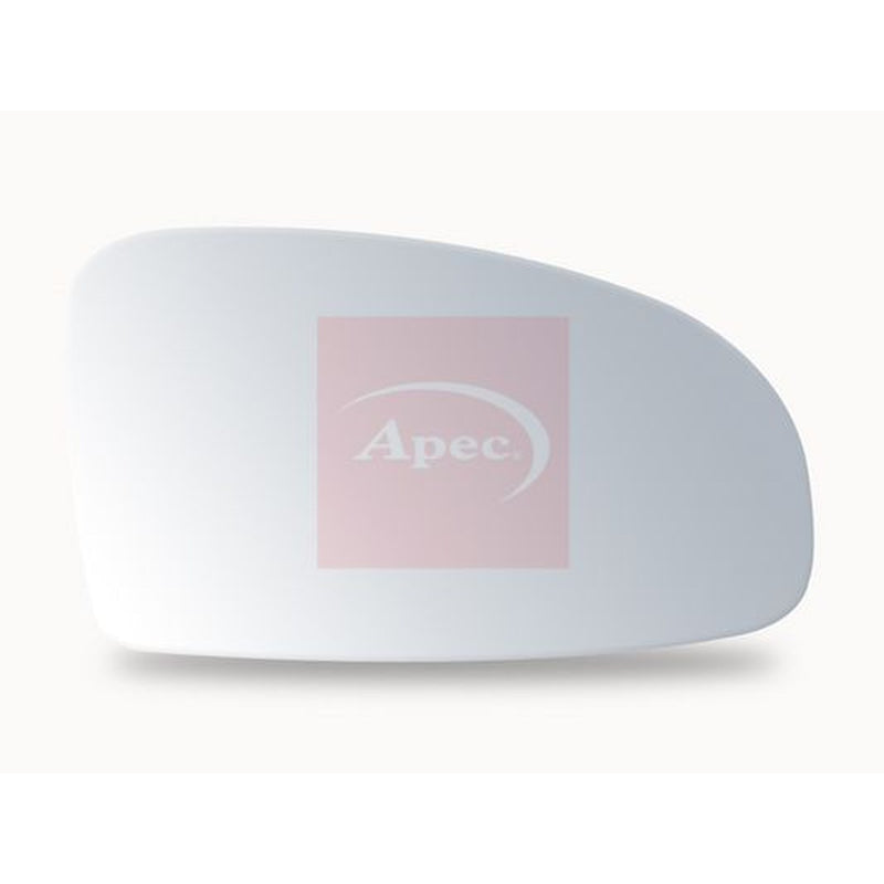 Apec Exterior Wing Mirror Glass Right fits Chevrolet Kalos 2003-2013 1.2 1.4