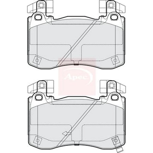 Apec Front Brake Pad Set PAD2260