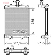 Denso Engine Radiator DRM50134