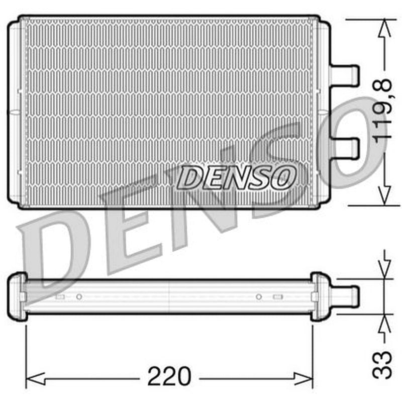Denso Heater Matrix Core Heat Exchanger