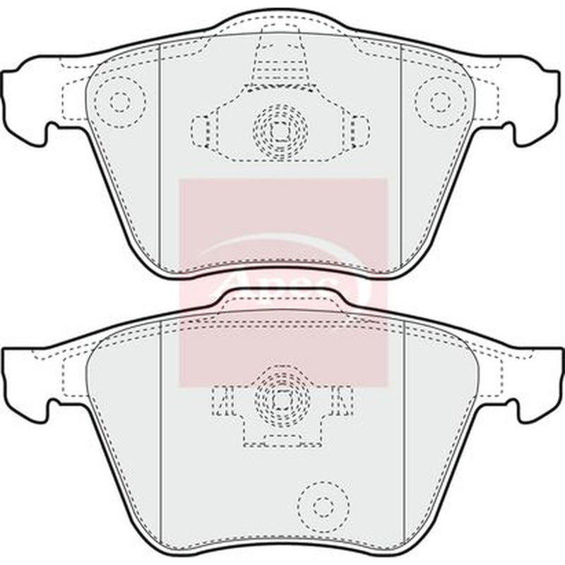 Apec Front & Rear Pads fits Volvo XC90 I 2002-2014 2.5 3.2