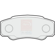 Apec Black Rear Brake Pad Set fits Citroën Relay II 2002-2006 2.0 2.2 2.8