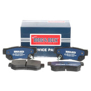 Borg & Beck Front & Rear Brake Discs & Pads fits Hyundai Sonata V 2005-2010