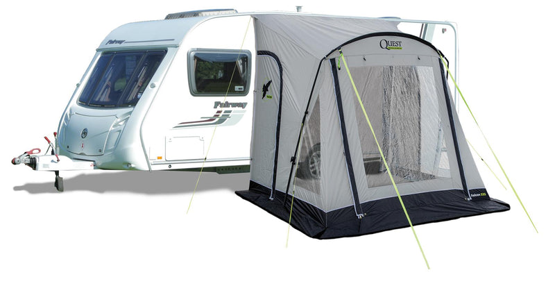 Quest Falcon Pro 220 Poled Porch Caravan Awning Grey Quest Leisure - Dynamic Drive