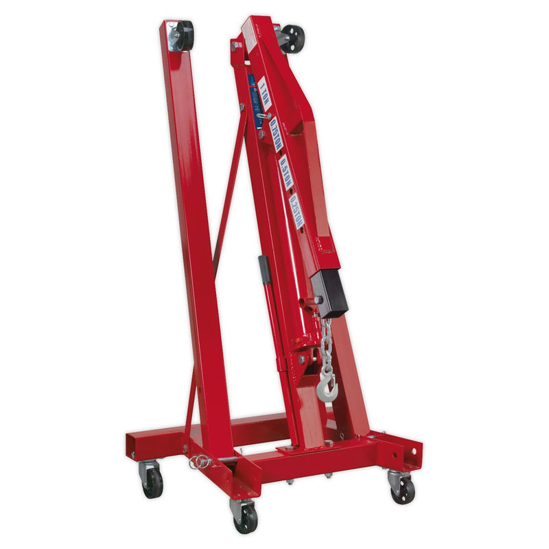 Sealey Folding Crane 1tonne 'KD' Type SC10 Sealey  - Dynamic Drive