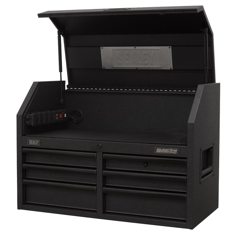 Sealey Topchest 6 Drawer 910mm with Soft Close Drawers & Power Strip AP3607BE Sealey - Dynamic Drive