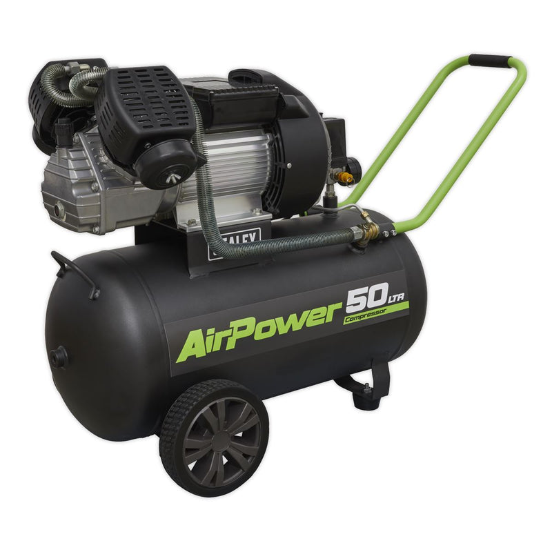 Sealey Air Compressor 50L V-Twin Direct Drive 3hp SAC5030VE Sealey - Dynamic Drive