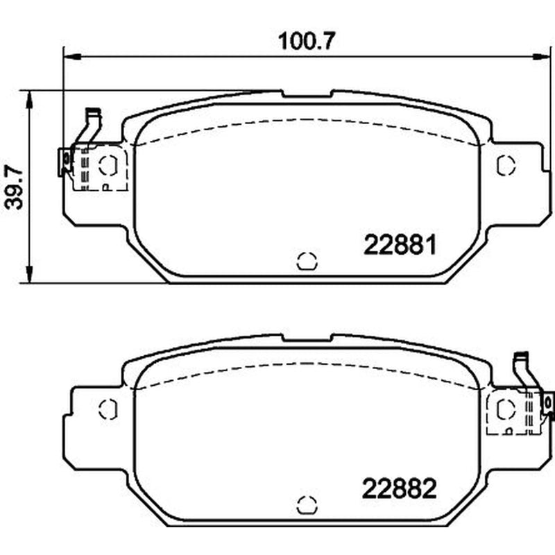 Mintex Brake Pad Set