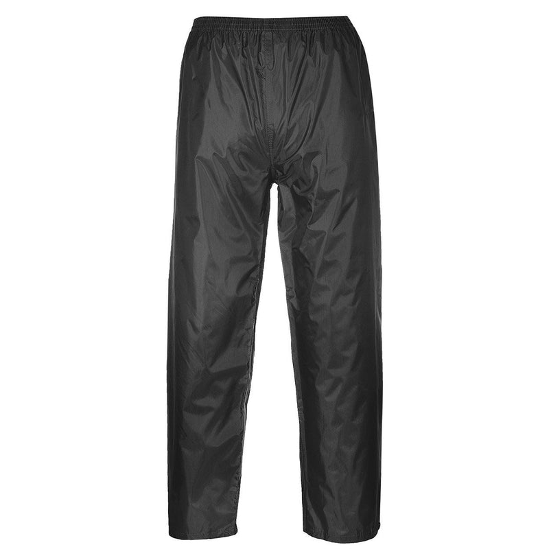 Portwest Classic Rain Trousers - Black - Large (Regular) Portwest - Dynamic Drive