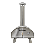 Dellonda Portable Wood-Fired Pizza Oven and Smoking Oven Stainless Steel Dellonda  - Dynamic Drive
