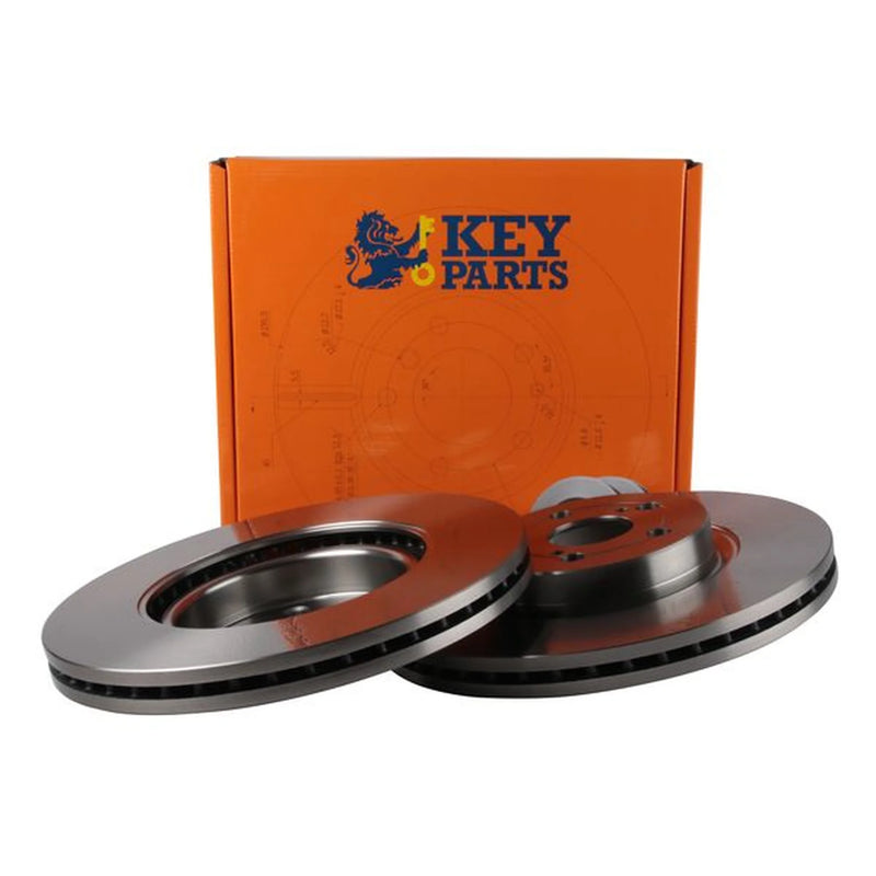 Key Parts Front & Rear Brake Discs & Pads fits Toyota Avensis 2003-2008 2.0 2.4