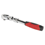 Sealey Flexi-Head Ratchet Wrench 3/8"Sq Drive Extendable AK6681 Sealey - Town Tools 