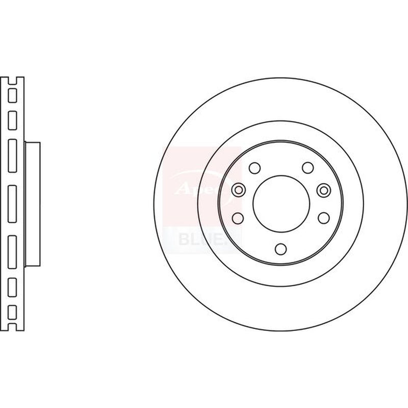 Apec Front Brake Discs & Pads fits Renault Megane III Grandtour 2012-2016 2.0