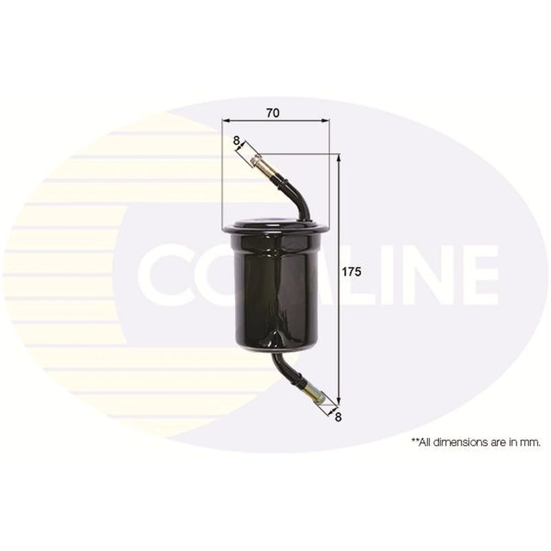 Comline Fuel Filter Element fits Kia Mentor 1993-1997 1.5 1.6 1.8