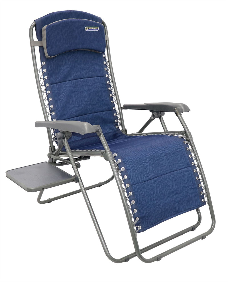 Quest Ragley Pro Relax Camping Caravan Chair with Side Table Quest - Dynamic Drive