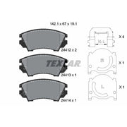 Textar Front Brake Pad Set 2441201