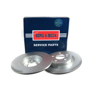 Borg & Beck Front & Rear Brake Discs & Pads fits Mercedes-Benz Slc 2016 on