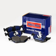 Borg & Beck Rear Brake Solid Discs & Pads fits BMW 5 1995-2003