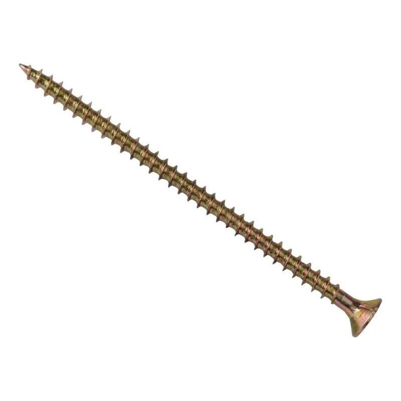 Forgefix Multi-Purpose Pozi Compatible Screw CSK ST ZYP 5.0 x 80mm Box 100 ForgeFix - NN4 Online