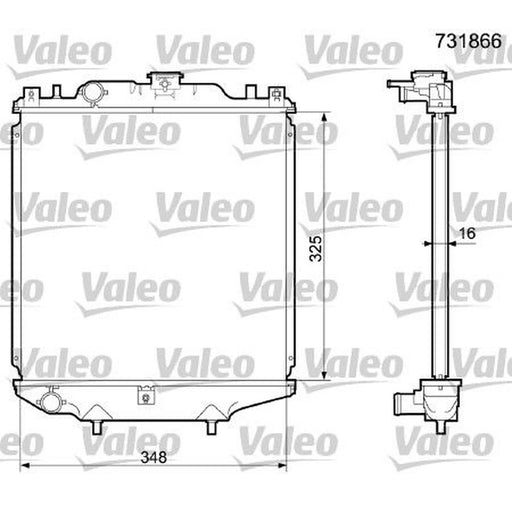 Valeo Engine Radiator 731866