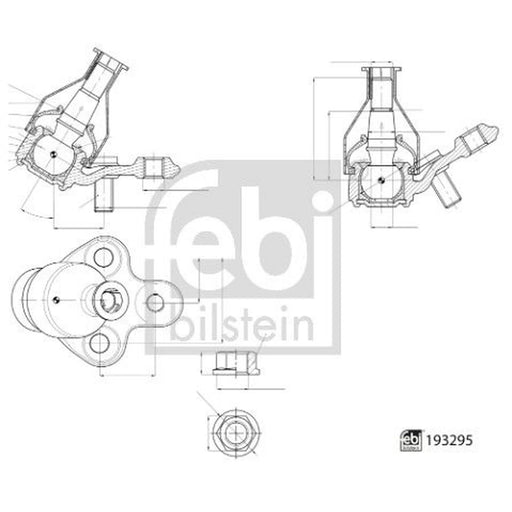 Febi Ball Joint Front Right 193295